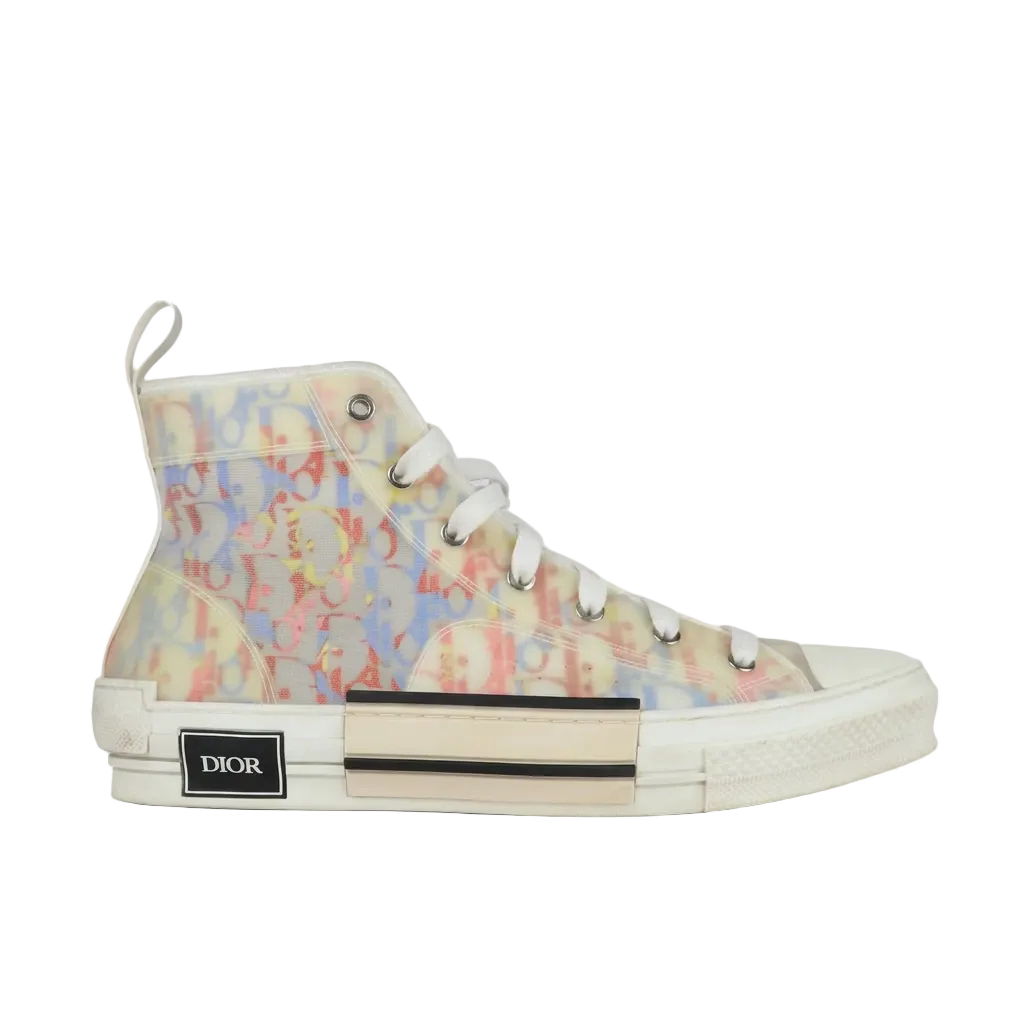 Dior - Zapatillas B23 Loneta Oblick Alta Multicolor (T43) "45"