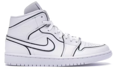 Jordan 1 Mid Iridescent Reflective White (Women's) size 39