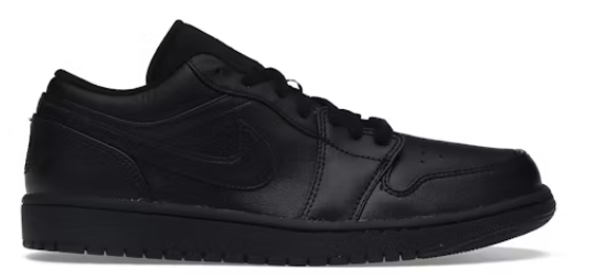 Jordan 1 Low Triple Black (2022)