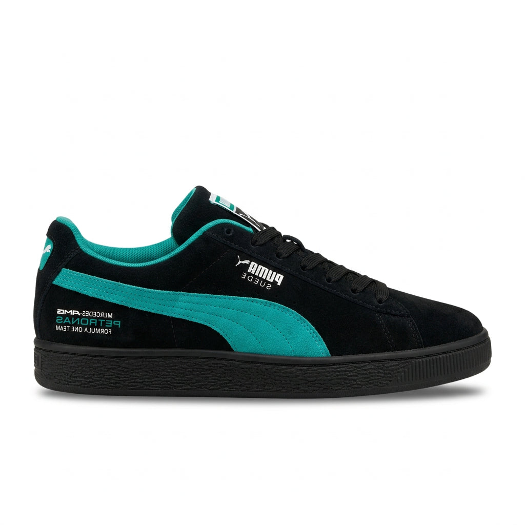Puma Mercedes-AMG Petronas F1 x Suede 'Black Spectra Green' "42"
