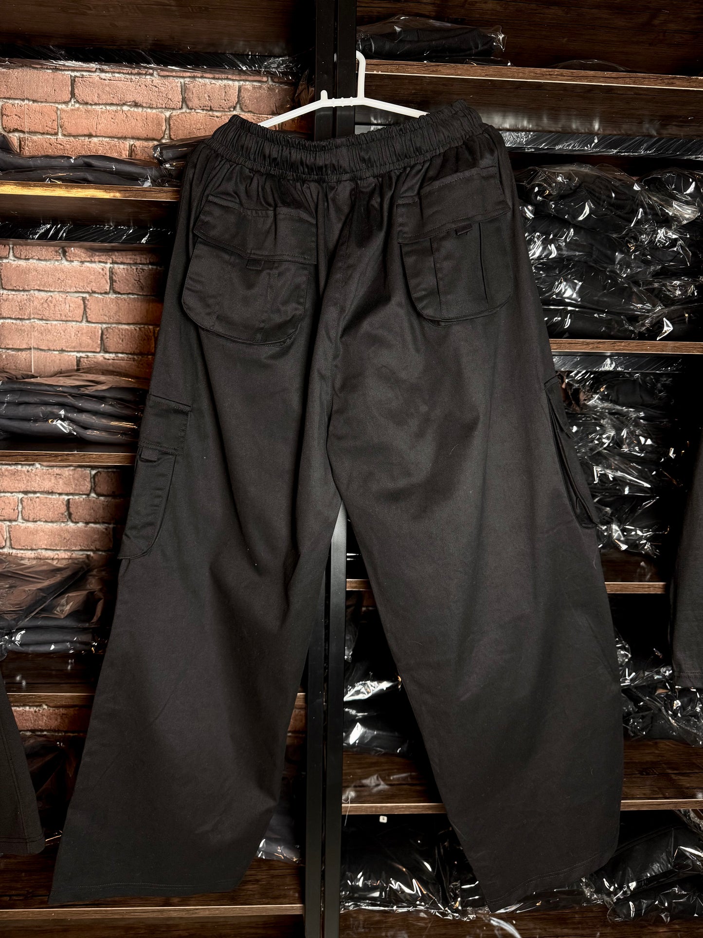 Black Straight Pants