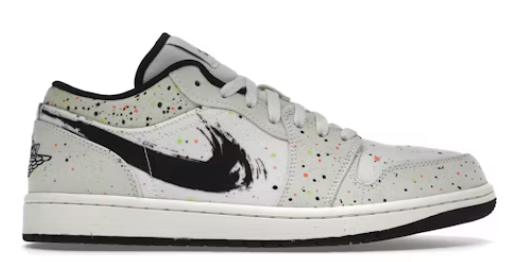 Jordan 1 Low Brushstroke size 42