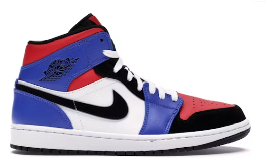 Jordan 1 Mid Top 3 Size 40