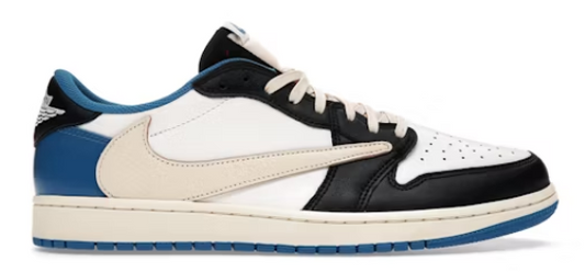 Jordan 1 Retro Low OG SP Fragment x Travis Scott Size 41