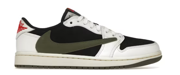 Jordan 1 Retro Low OG SP Travis Scott Olive Size 43