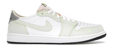 Jordan 1 Retro Low White Ghost Green Black size 43