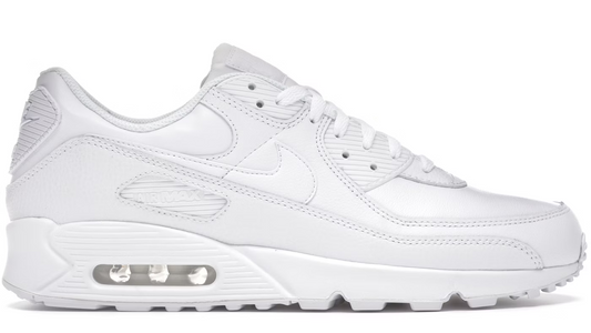 Nike Air Max 90 Leather Triple White "42"