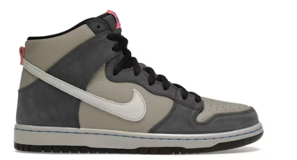 Nike SB Dunk High Pro Medium Grey Pink size 39