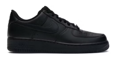 Nike Air Force 1 Low 07 Black Size 45