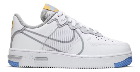 Nike AirForce 1 React Light Smoke Grey size 41