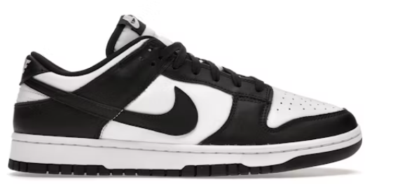 Nike Dunk Low Retro White Black Panda Size 39