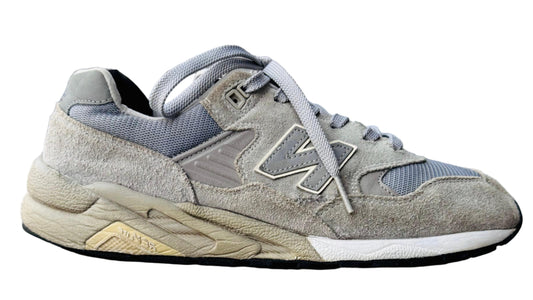 Gray sneaker with New Balance logo