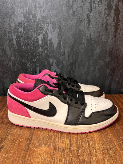 Jordan 1 Low Black Active Fuchsia size 42