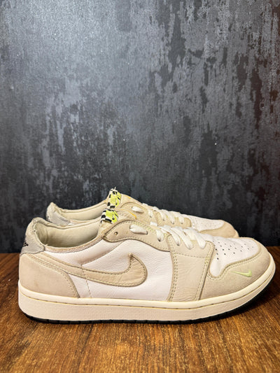 Jordan 1 Retro Low White Ghost Green Black size 43