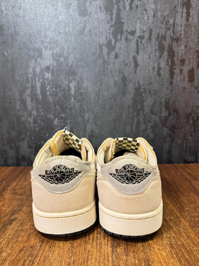 Jordan 1 Retro Low White Ghost Green Black size 43