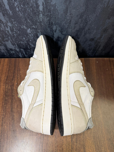 Jordan 1 Retro Low White Ghost Green Black size 43
