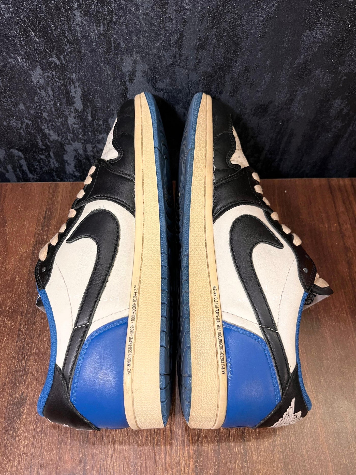 Jordan 1 Retro Low OG SP Fragment x Travis Scott Size 41