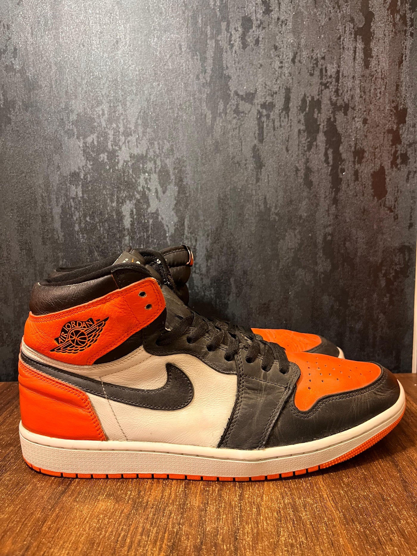 Jordan 1 Retro High OG Shattered Backboard (2025) size 45