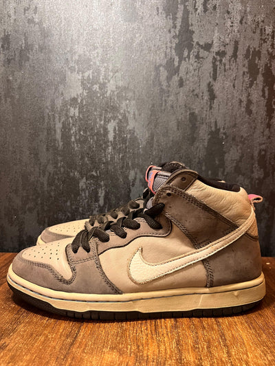 Nike SB Dunk High Pro Medium Grey Pink size 39