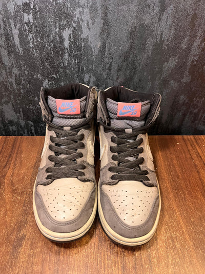 Nike SB Dunk High Pro Medium Grey Pink size 39