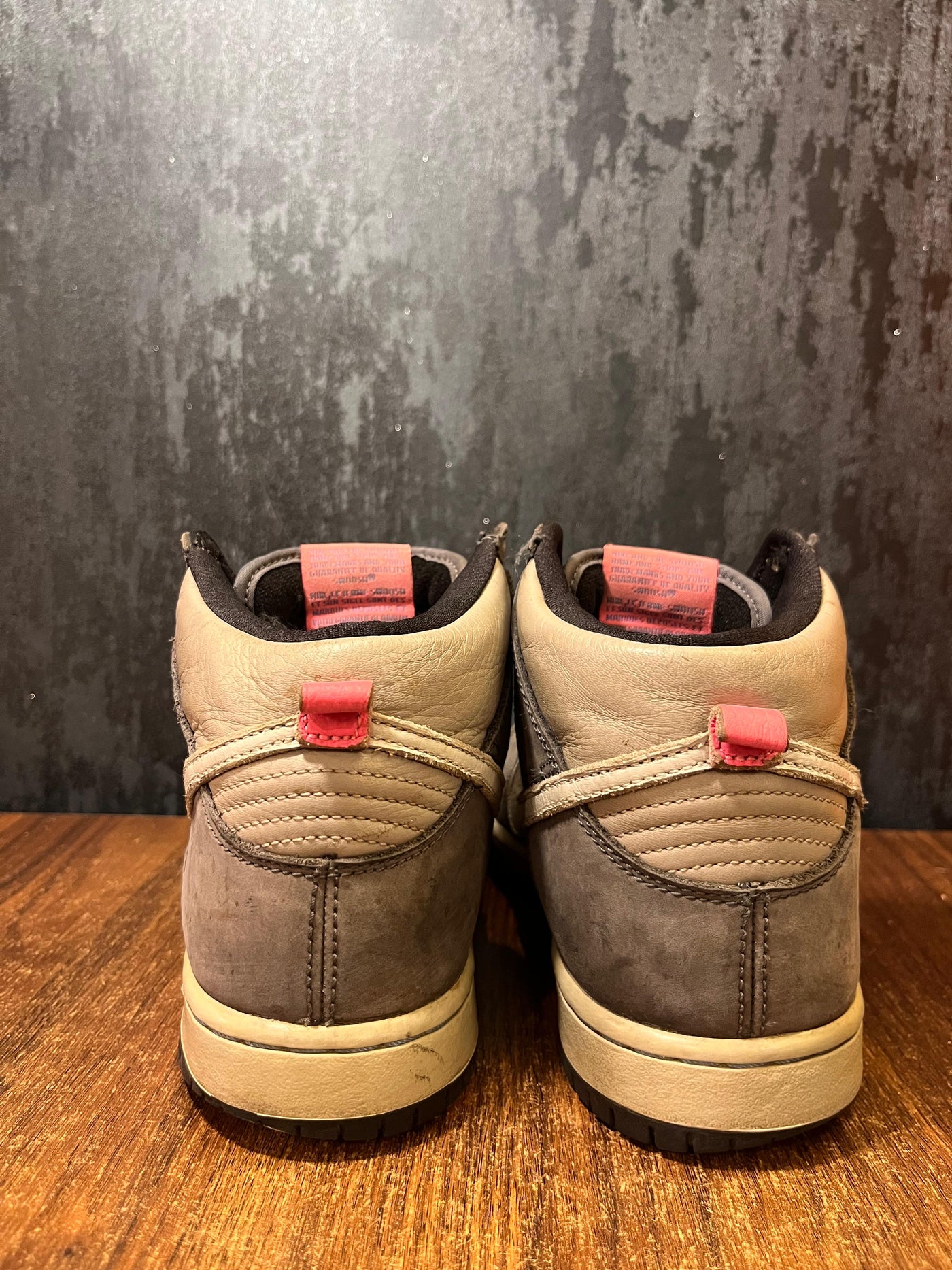 Nike SB Dunk High Pro Medium Grey Pink size 39