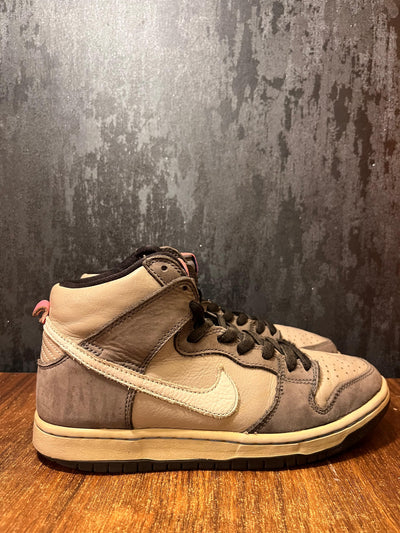 Nike SB Dunk High Pro Medium Grey Pink size 39