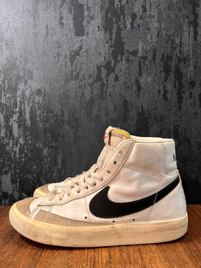 Nike Blazer Mid 77 Vintage White Black Size 38