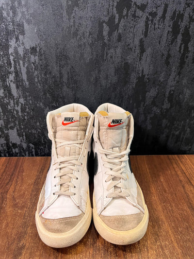 Nike Blazer Mid 77 Vintage White Black Size 38