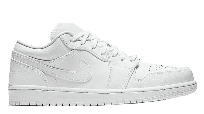 White sneaker with Nike logo on a white background