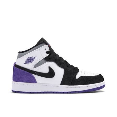 Jordan 1 Mid SE Purple (GS) "39"