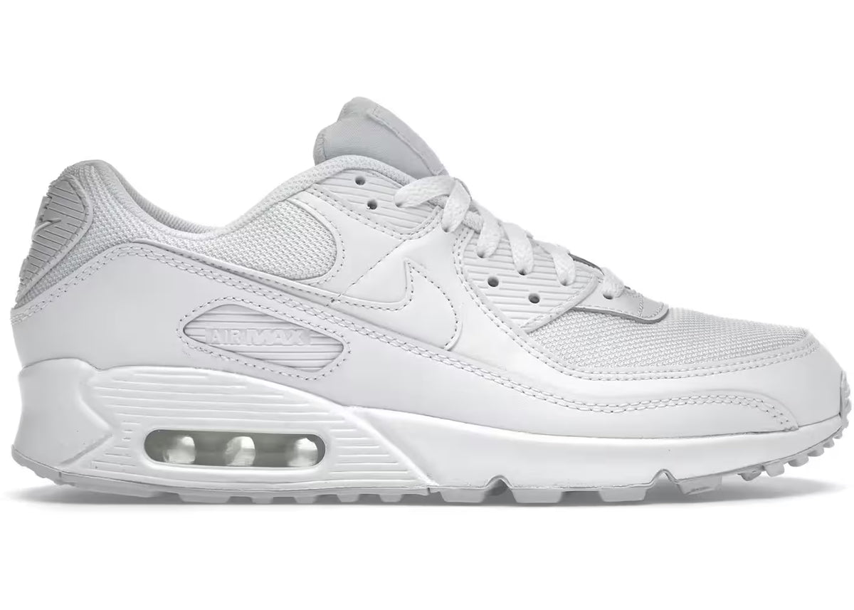 Nike Air Max 90 Recraft Triple White "42.5"