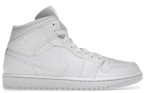 Jordan 1 Mid Triple White size 47